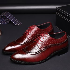 Men PU Leather Shoes Man Business dress Shoe Men's business leather shoes